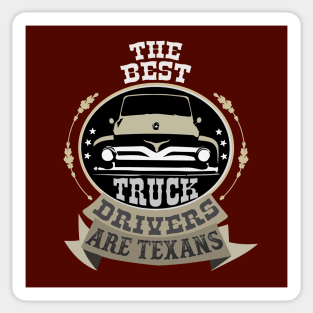 Texas Truck drivers Sticker